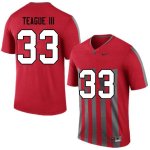 NCAA Ohio State Buckeyes Men's #33 Master Teague III Retro Nike Football College Jersey OHE1845TT